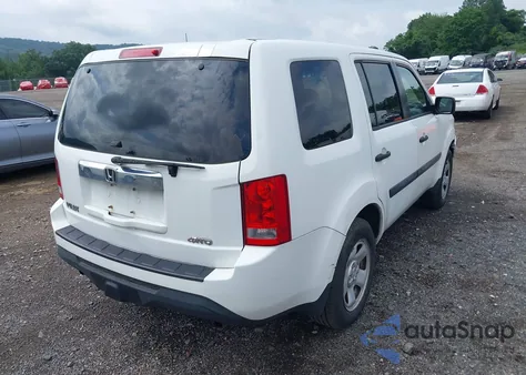 2013 Honda Pilot Lx из США, поврежденный, VIN 5FNYF4H29DB013285